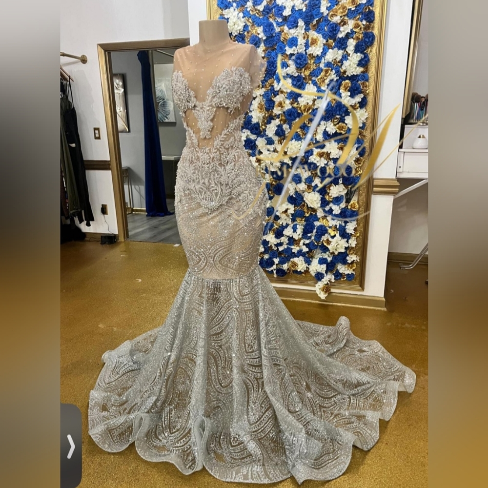 Elegant custom-made dress